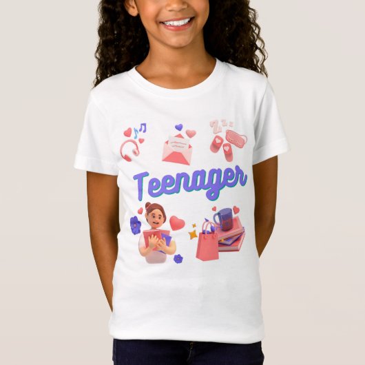 ティーマネージャー女の子 Tシャツ (正面)