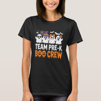 ティーム プレK ブー部 かわいいハロウィンのおばけ 先生用ティーカップ用 Tシャツ