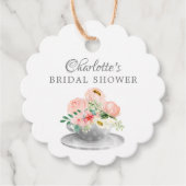 ティーモダンブライダルシャワーお気に入りギフトラベル フェイバータグ (正面)