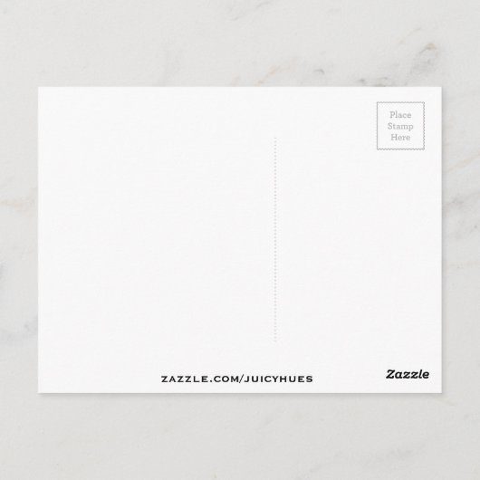 ティーラバーコーヒーラバーモダンズシンプル ポストカード (裏面)