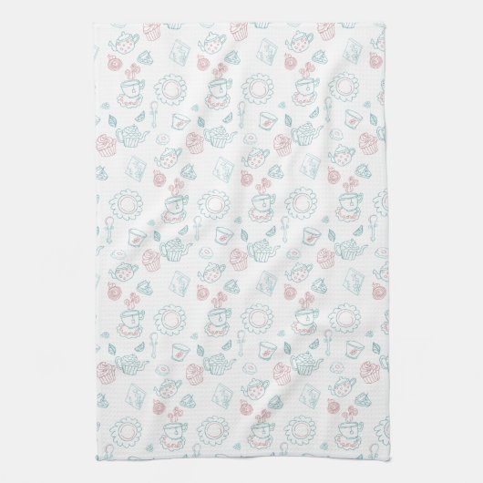 ティーラバーズタイムドードル キッチンタオル (縦)