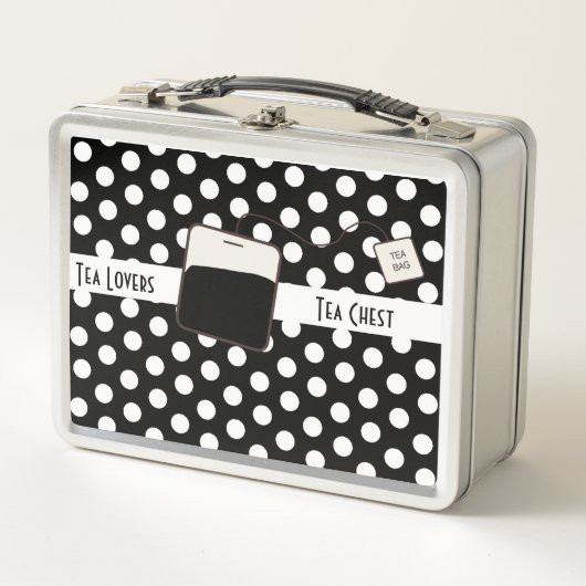 ティーラバーズティーチェスト メタルランチボックス (正面)