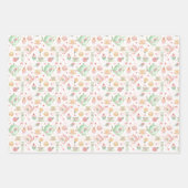 ティーラバーティーポッツパステルヴィンテージ寛大 ラッピングペーパーシート (正面3)