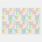 ティーラバーティーポッツパステルヴィンテージ寛大 ラッピングペーパーシート (正面)