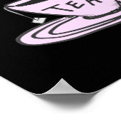 ティーラバーポジティビティ引用文シットシップ忘れ ポスター (角)