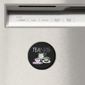 ティーラバーポジティビティ引用文シットシップ忘れ マグネット (インサイチュ (食洗機))