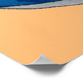 ティーラバー引用文ヴィンテージティーカップアート ポスター (角)