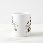 ティーラバー、ティードリンカー、ティーマグカップ、タイポグラフィコーヒー コーヒーマグカップ (中央)