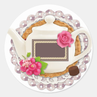 ティーラベルパーティー ラウンドシール