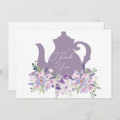 ティーラベンダーシャワーサンキューカード サンキューカード (正面/裏面)