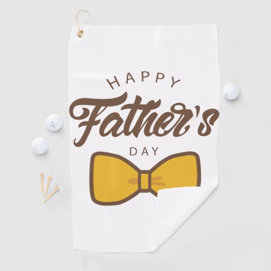 ティーリフィックギフトアイディア：ハッピーファーザーズデイゴルフタオル ゴルフタオル (インサイチュ)