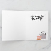 ティーリフィックティーパンバレンタインデーのグリーティングカード カード (内部)