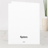 ティーリフィックティーパンバレンタインデーのグリーティングカード カード (裏面)