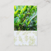 ティーリーフフィールド | ティーポット 名刺 (裏面)