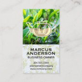 ティーリーフフィールド | ティーポット 名刺 (正面)