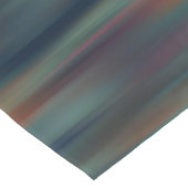 ティールと赤のストリーク抽象画 ショートテーブルランナー (コーナー)