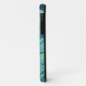 ティールウォーターカラーの海の波 Case-Mate iPhoneケース (裏面/左)