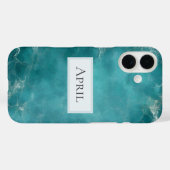 ティールオーシャン Case-Mate iPhoneケース (裏面 (横))