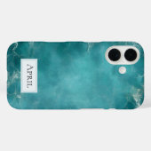 ティールオーシャン Case-Mate iPhoneケース (裏面 (横))