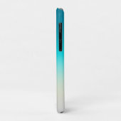 ティールグラデーションモダンオンブレ Case-Mate iPhoneケース (裏面/左)