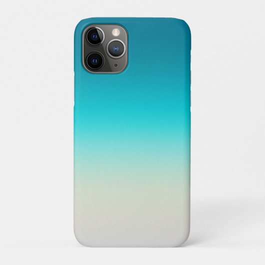 ティールグラデーションモダンオンブレ Case-Mate iPhoneケース (裏)