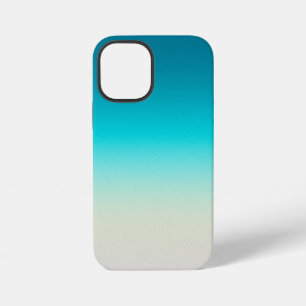 ティールグラデーションモダンオンブレ iPhone 12 MINIケース