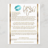 ティールグリッター口紅 💋説明 - 白 チラシ (裏面)