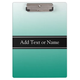 ティールグリーン フェード オーダーメイド クリップボード