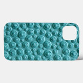 ティールスパイラル柄iPhoneケーススタイリッシュな見た目 Case-Mate iPhoneケース (裏面 (横))