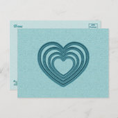 ティールハートリップル ポストカード (正面/裏面)