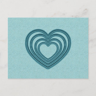 ティールハートリップル ポストカード