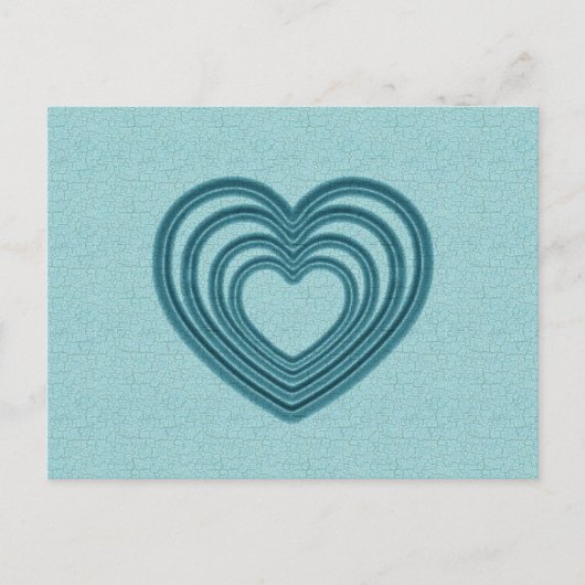 ティールハートリップル ポストカード (正面)