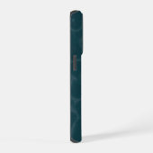 ティールマーブル iPhoneケース (右側面)