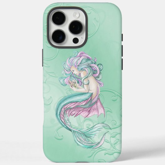 ティールマーメイド Case-Mate iPhone カバー (裏面)