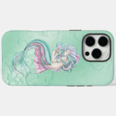 ティールマーメイド Case-Mate iPhone カバー (裏面 (横))
