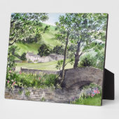 ティールミア近くのファームハウス、湖地区、イングランド フォトプラーク (側面)