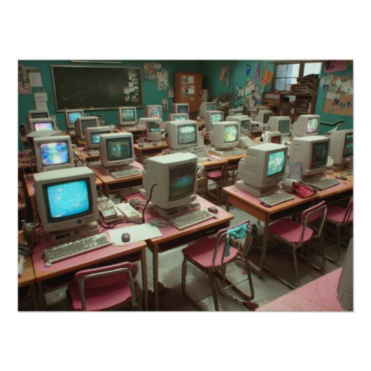 ティールレトロコンピューターラボ教室 ポスター (正面)