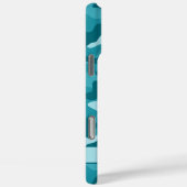 ティール カモフラージュ オリジナルデザイン Case-Mate iPhoneケース (裏面 / 右)