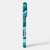 ティール カモフラージュ オリジナル Case-Mate iPhoneケース (裏面 / 右)