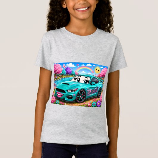 ティール ドリーム レーサー Tシャツ (正面)