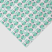 ティール(緑がかった色)お洒落フール 薄葉紙 (詳細)