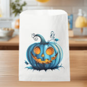 ティール（緑がかった色）かぼちゃプロジェクト フェイバーバッグ