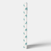 ティール(緑がかった色)かわいい象のパターン Case-Mate iPhoneケース (裏面 / 右)