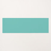 ティール（緑がかった色）かわいらしとピンクを使用して、テキストとイメージを追加できます ヨガマット (裏面(横))