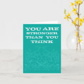 ティール（緑がかった色）が強い カード (黄色い花)