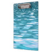 ティール（緑がかった色）きらめく クリップボード (左)