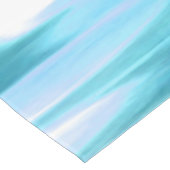 ティール（緑がかった色）きらめく テーブルクロス (アングル)