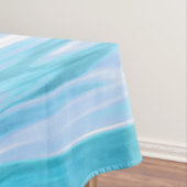 ティール（緑がかった色）きらめく テーブルクロス (インサイチュ)