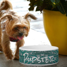 ティール（緑がかった色）とグレーボーホシックなカスタマイズ可能なペット