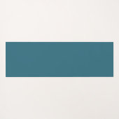 ティール（緑がかった色）とターコイズ曼荼羅 ヨガマット (裏面(横))